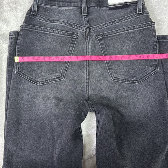 Re/Done Black Straight Leg Jeans Timeless Style - Picture 9 of 10